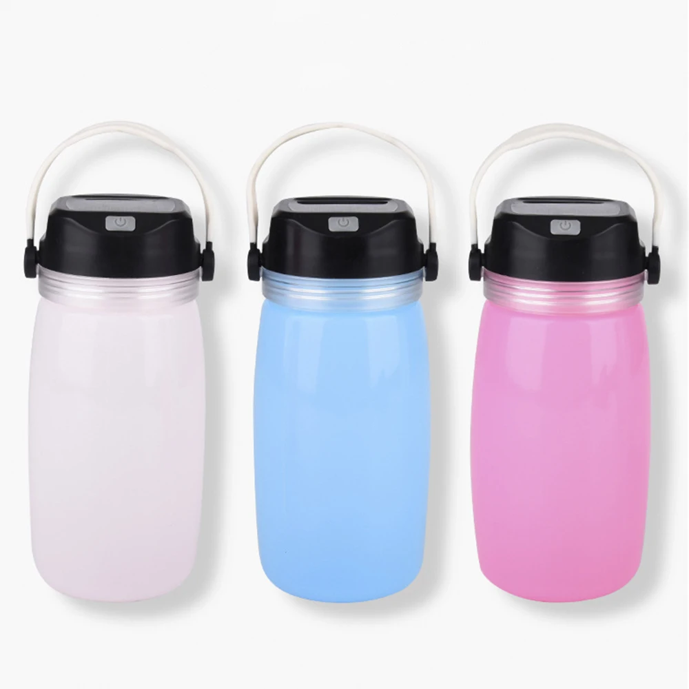 

Water Cup Lamp Solar Charging Portable Camping Lantern Rechargeable Tent Light Torch for Hiking Night Light Solar LED Water Lamp