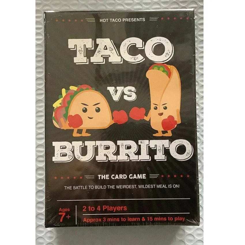 

Taco vs Burrito - The Card Game. NEW Sealed.