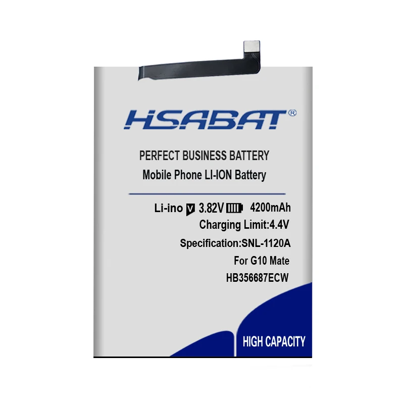 HSABAT аккумулятор 4200 мАч HB356687ECW для huawei nova 2 plus nova 2i honor 9i G10 mate 10 lite BAC-AL00 7X nova 2 plus
