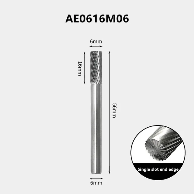 KOYSOOT Ротатный напильник  вольфрамовая сталь 6 мм