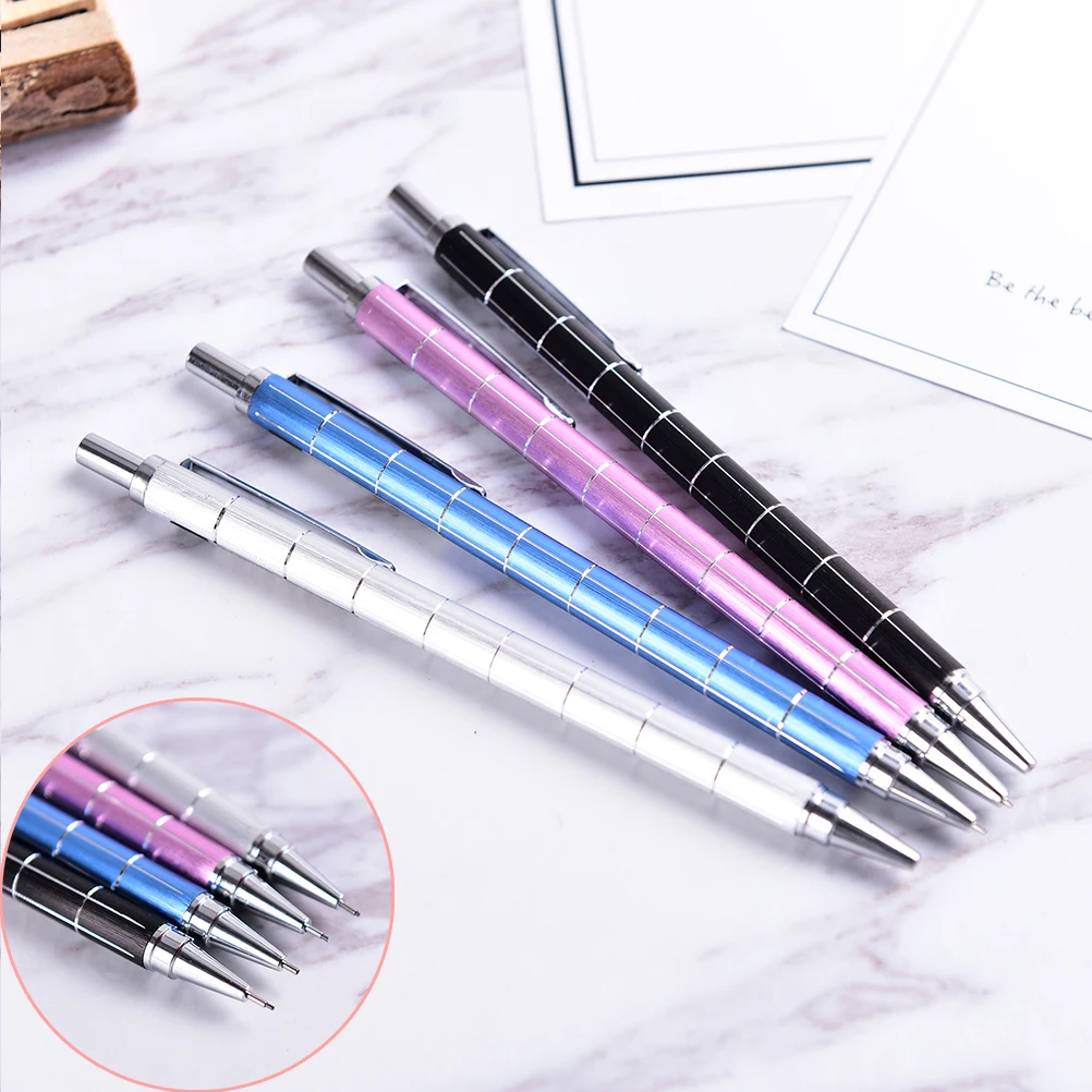 

1pc Automatic Writing Pencil Automatic Metal Drafting Drawing Mechanical Pencils For Office School Supplies