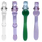 Унисекс, медведь, стеклянная Анальная пробка, флирт для пар, секс-игрушка для взрослых, в форме медведя, водонепроницаемый