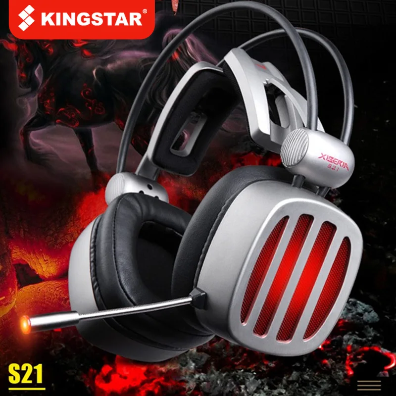 

KINGSTA Gaming Headphones 3.5MM Music Headset Bass Stereo Earphones With Microphone For PC PS4 Xbox One Gamer