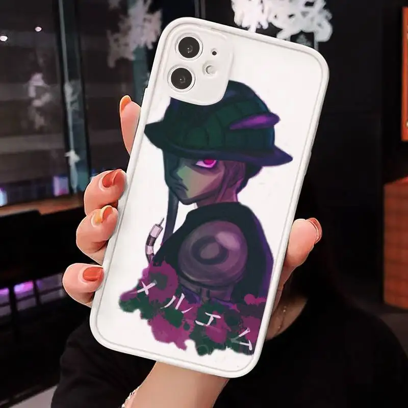 

Full-time Hunter Anime Phone Cases matte transparent For iphone 7 8 11 12 plus mini x xs xr pro max cover
