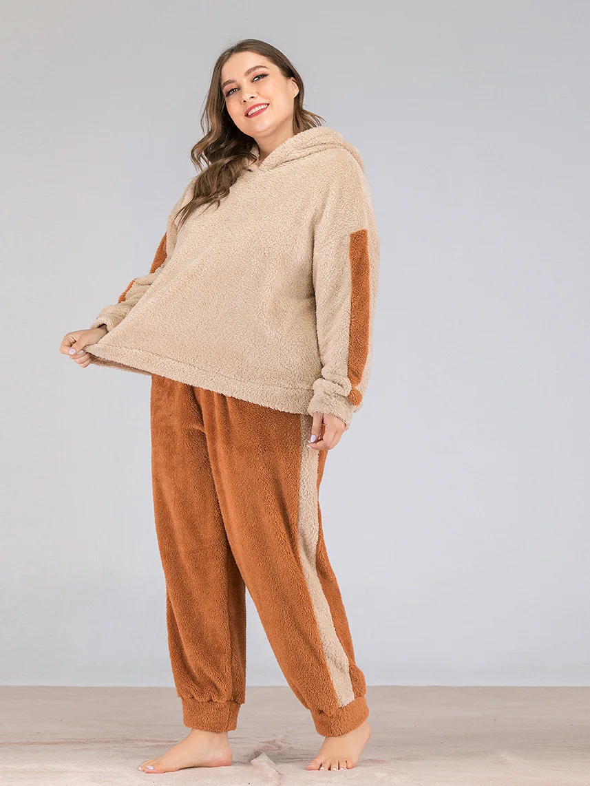 Осенне зимняя свободная бархатная Толстовка цвета хаки с длинными рукавами