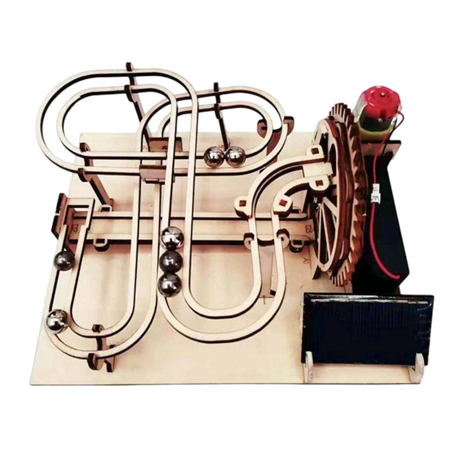 3D-пазл деревянный мраморный бегунок на солнечной батарее сделай сам сборная