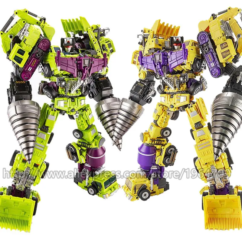 Jinbao 6 в 1 60 см большая трансформация Predaking игрушки Аниме Опустошитель KO G1 фигурка робота модель игрушки мальчик дети ребенок подарок
