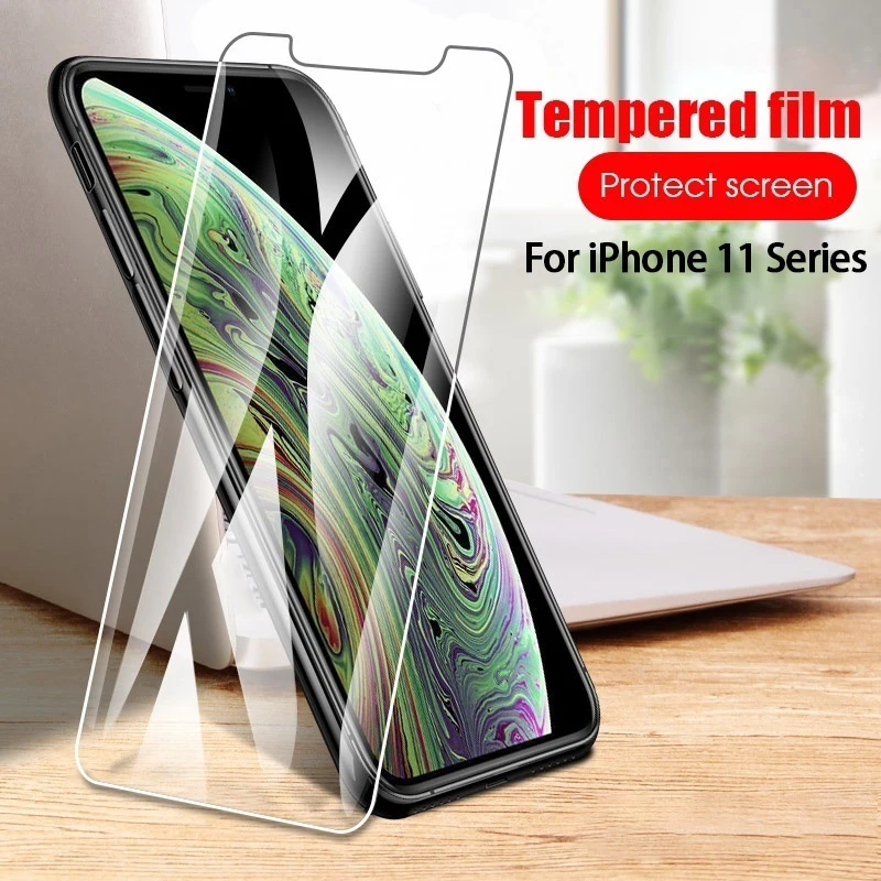 Закаленное стекло для iPhone 11 12 Mini Pro Max SE 2020 Защита экрана i Phone XR XSMAX X 8 7 6 s Plus защитные