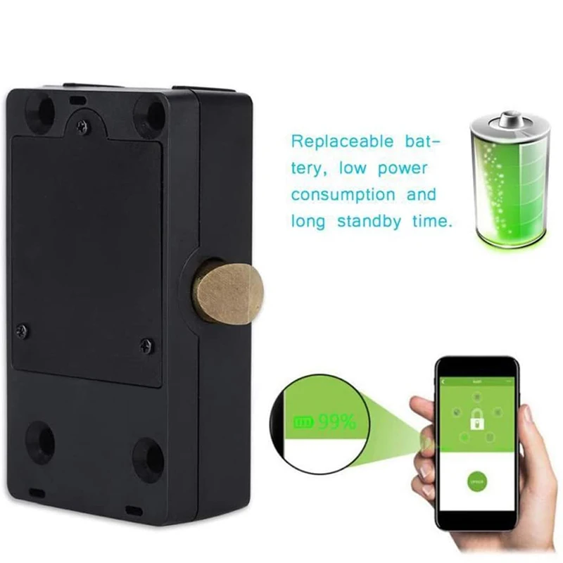 

Lock XG70S Bluetooth + APP Mosaic Smart Box Cabinet Lock ,Smart Door Lock,Smart Bluetooth Cabinet Drawer Lock