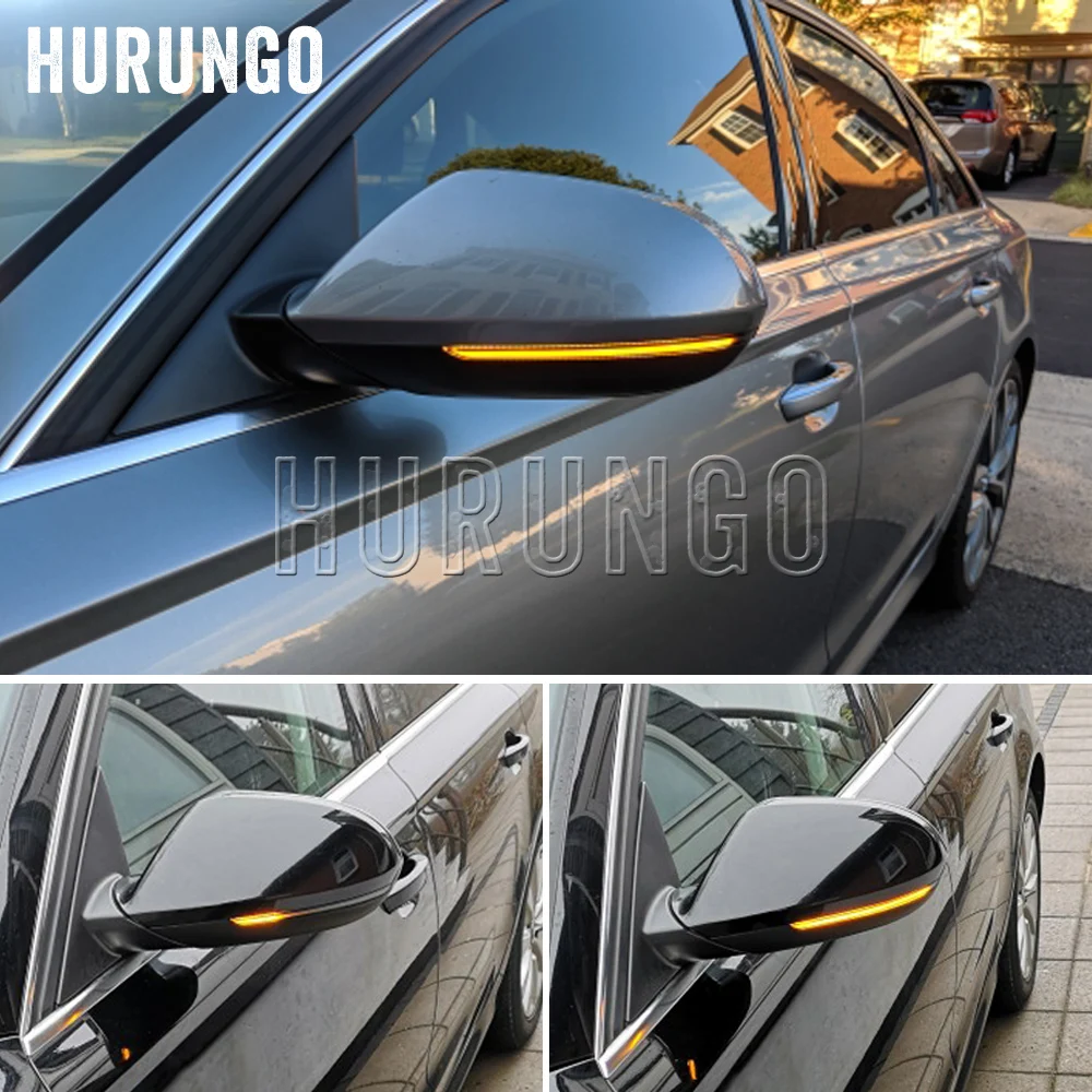 

Car LED Dynamic Turn Signal Light Rearview Side Mirror Light Indicator Blinker for Audi A6 RS6 4G C7 7.5 2012 2013 2014 2015