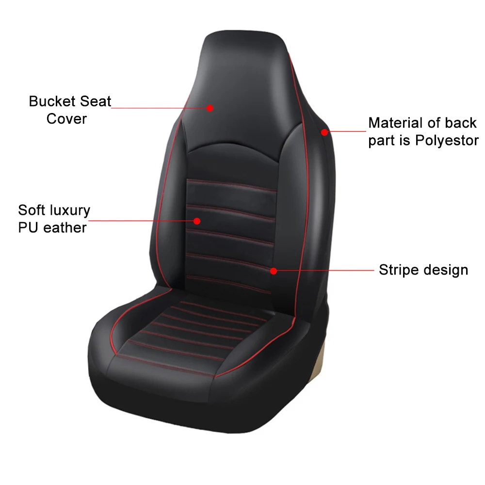 2pc/set Luxurious Car Seat Covers PU Leather Auto Front Cushion Protector Interior Accessories | Автомобили и мотоциклы