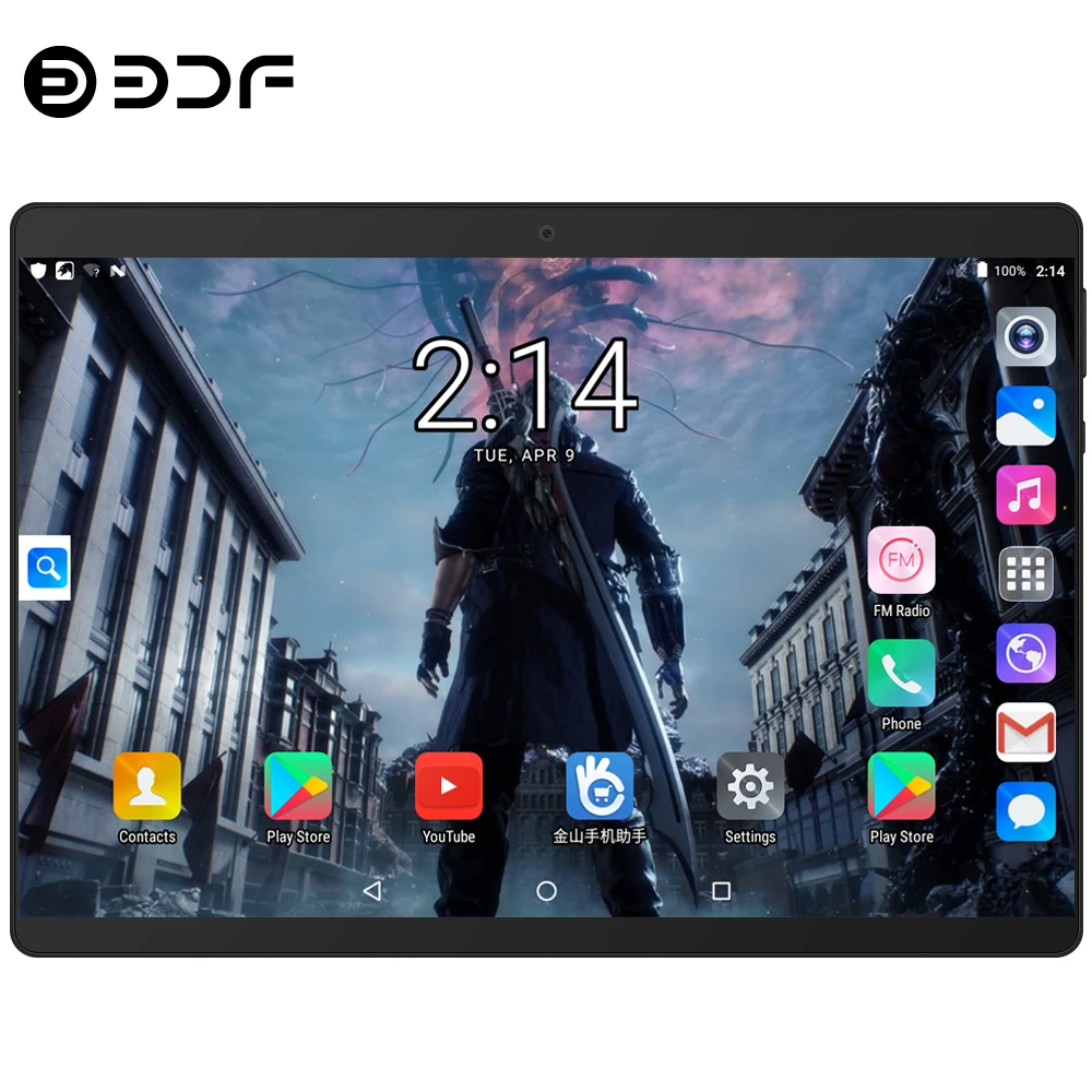 BDF, планшет, 10 дюймов, 3G/4G, LTE, телефонный звонок, планшетный ПК, четыре ядра, 4 Гб ram, 64 ГБ rom, Tab 1280*800, ips 10,1, планшеты, Android 8,1