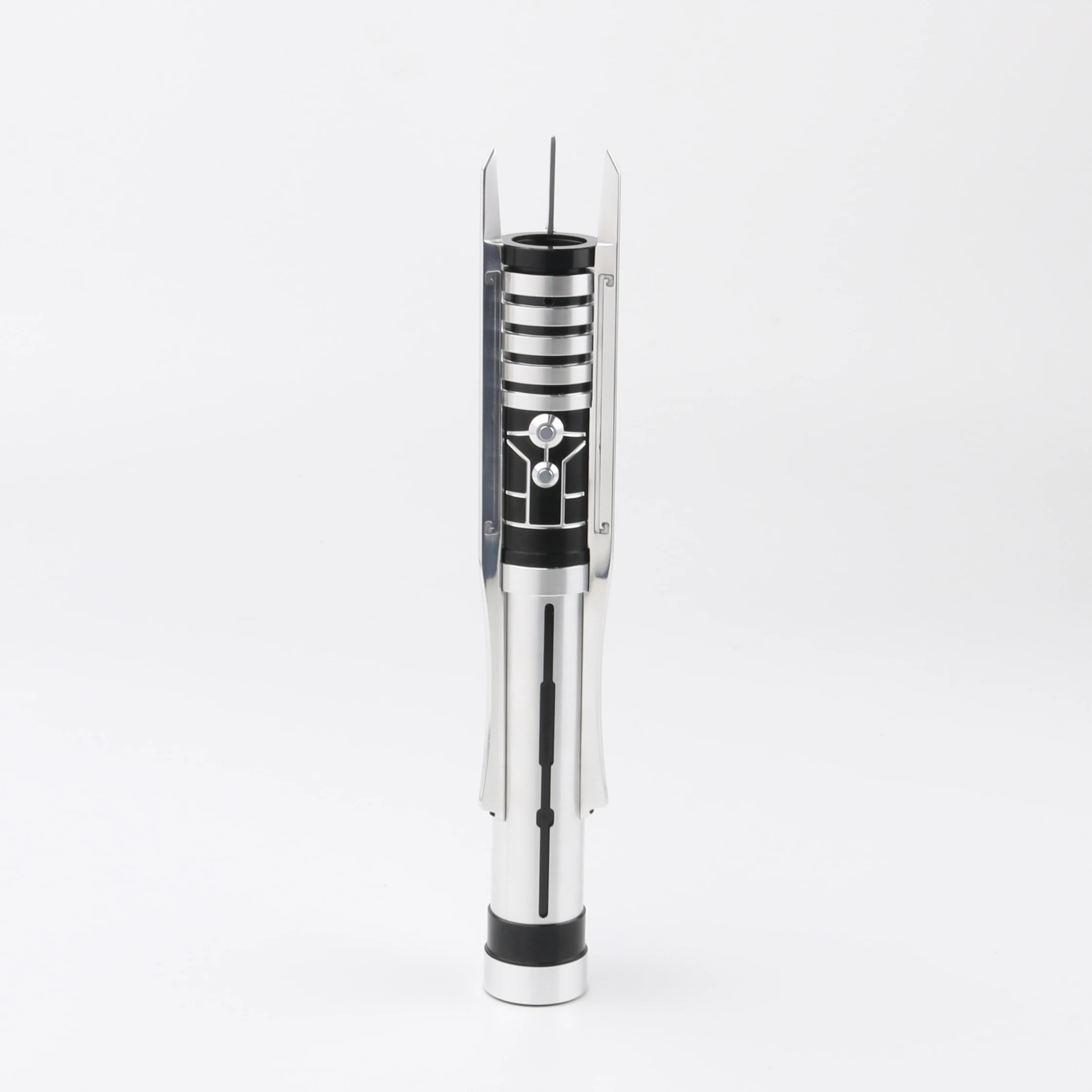 SaberFeast-Sable de luz RVJ Pixel, tarjeta SD, oscilaci&oacute;n suave, mango de Metal con hoja de rayas LED, juguete para Cosplay, regalo de Navidad-4