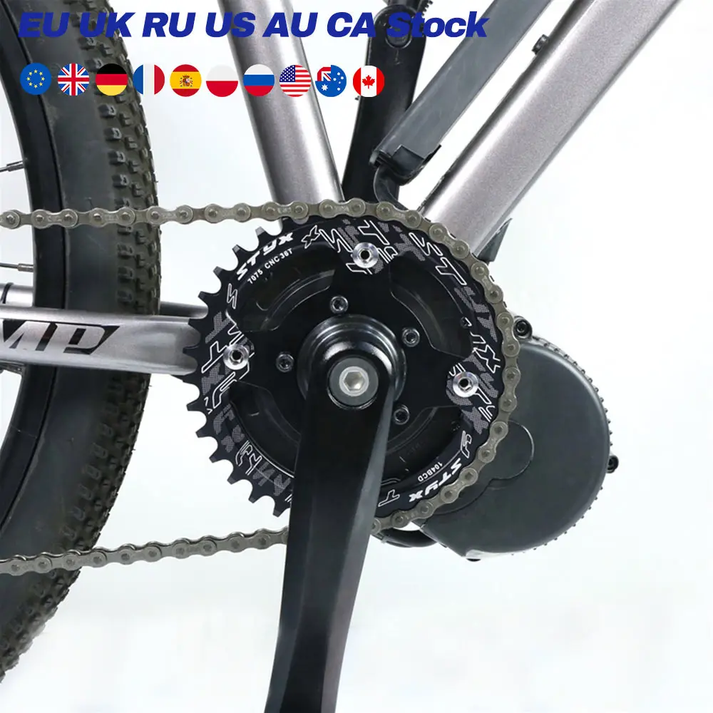 

Кольцо-адаптер для электровелосипеда, для Bafang BBS01B BB0S2B BBS01 BBS02, цепь для электровелосипеда, болт-адаптер 104 BCD 32T 34T 36T 38T