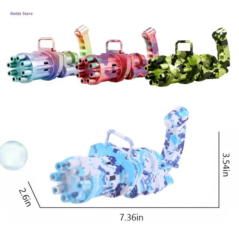 

1Piece Wedding Party Gift for Toddler Colorful Gatling Bubble Machine Toy