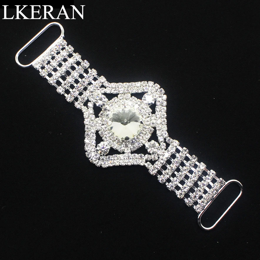 LKERAN New Charm 2019 2 шт./лот Алмазный Большой Кристалл Циркон бикини соединители пряжки