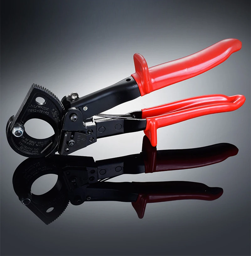 

Gear Scissors Ratchet Cable Cutting Knife Electrician Dedicated Tool Pliers Cut Copper Wire Bolt Cutters Electric Scissors