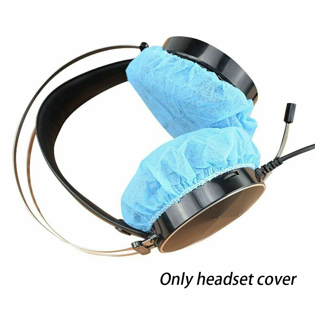 100 шт пылезащитный нетканый наушник одноразовый герметичный устойчивый к поту