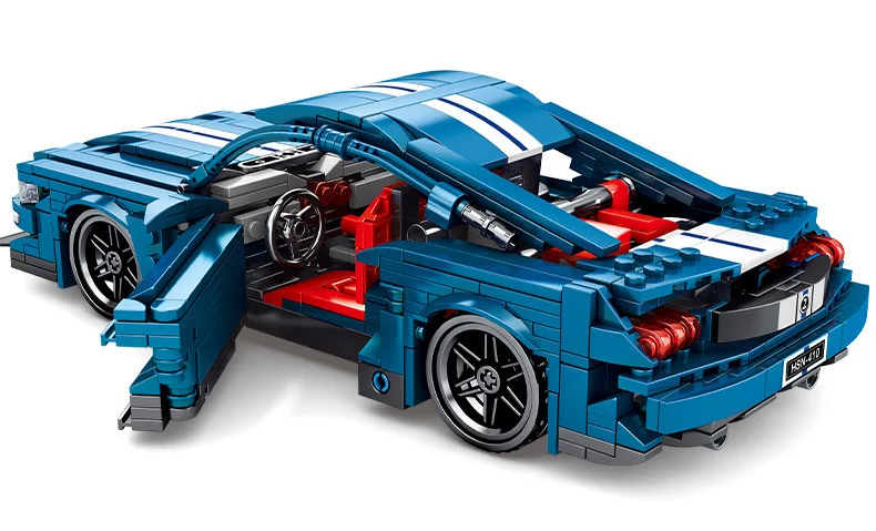 Блоки SEMBO супер гоночный автомобиль строительные блоки знаменитая модель