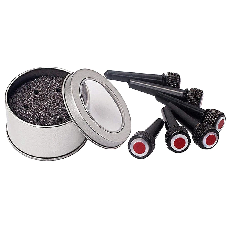 6 шт. латунные акустические гитарные мостовые штифты Tone Регулируемый инструмент