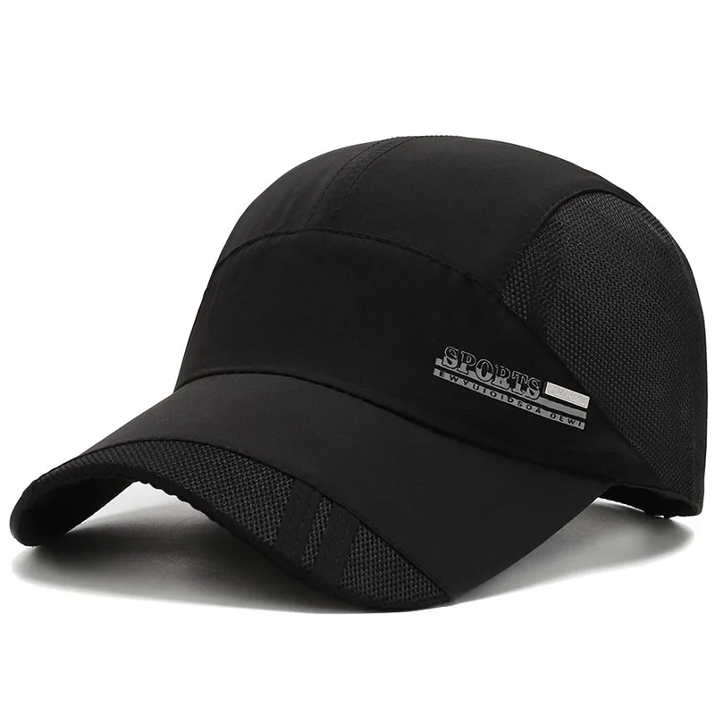 

Adjustable Mesh Ball Cap Quick Dry Baseball Cap Breathable Sun Runner Cap Outdoor Sports Hat for Men Women Summer Cap