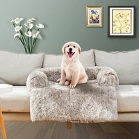 removable plush pet dog bed sofa winter warm house mat kennel cat bed pad washable dog blanket cushion sofa cover for large dogs