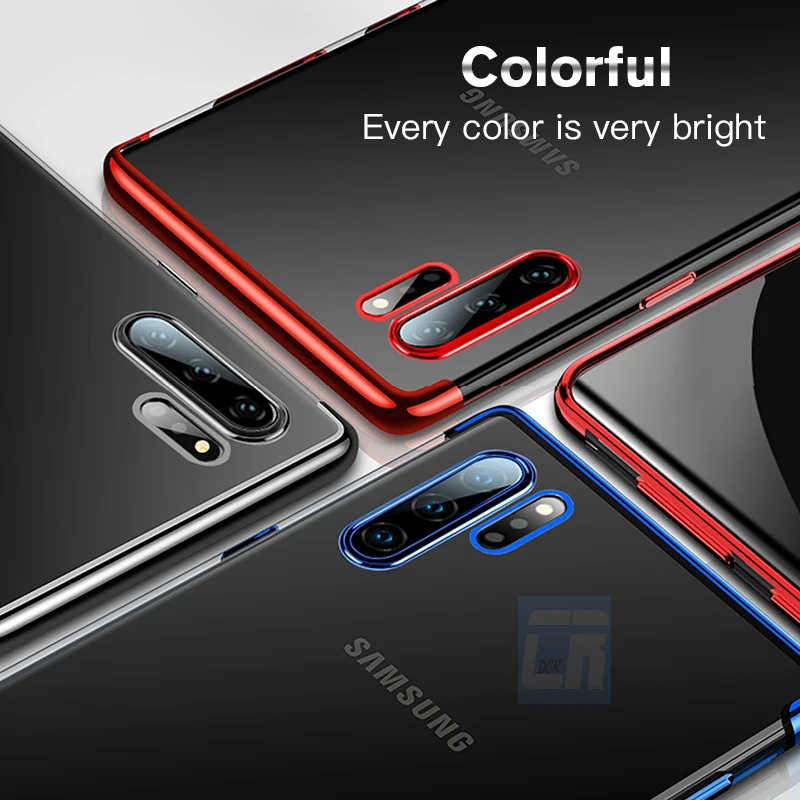 Роскошный Металлический силиконовый защитный чехол для телефона Samsung Galaxy Note 20 10 9