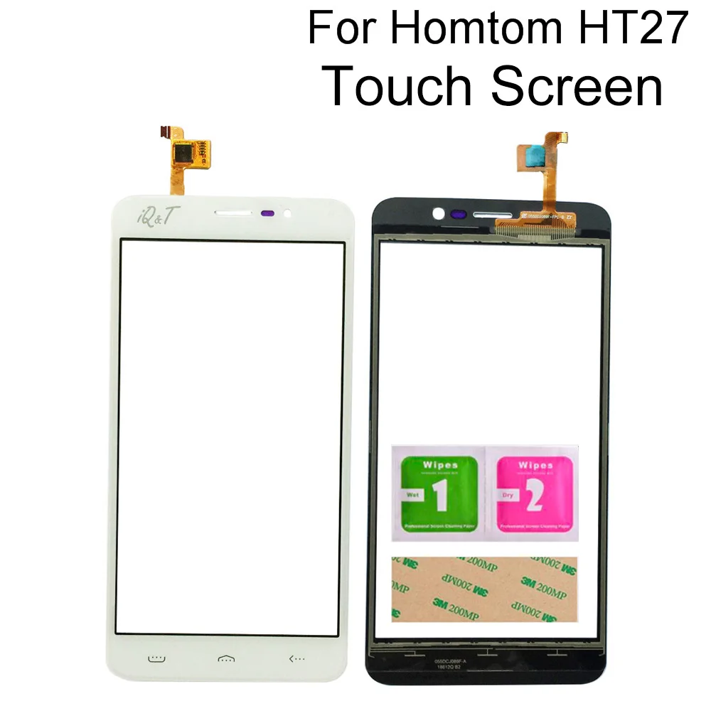 

5,5 "мобильный сенсорный экран для Homtom HT27 сенсорный экран сенсорная стеклянная панель Ремонт Сенсорная панель инструменты 3 м клей