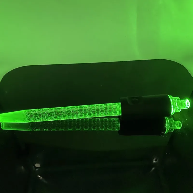 Акриловый мундштук для кальяна со светодиодсветильник кой любой силиконовый