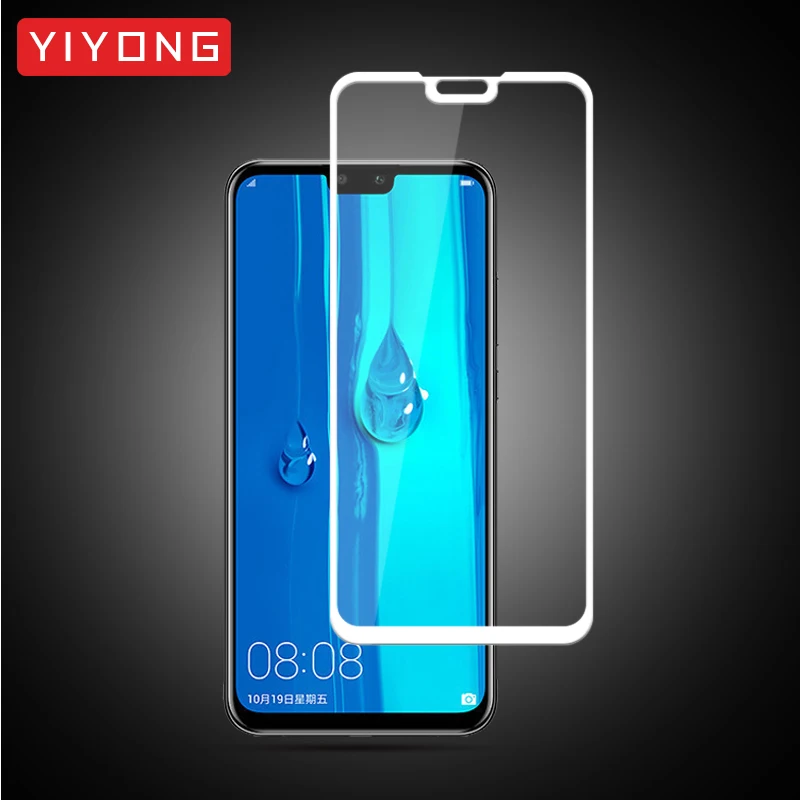 25 шт./лот YIYONG 5D полное покрытие стекло для Huawei Y9 Prime 2019 закаленное Защита экрана Y5 Y6