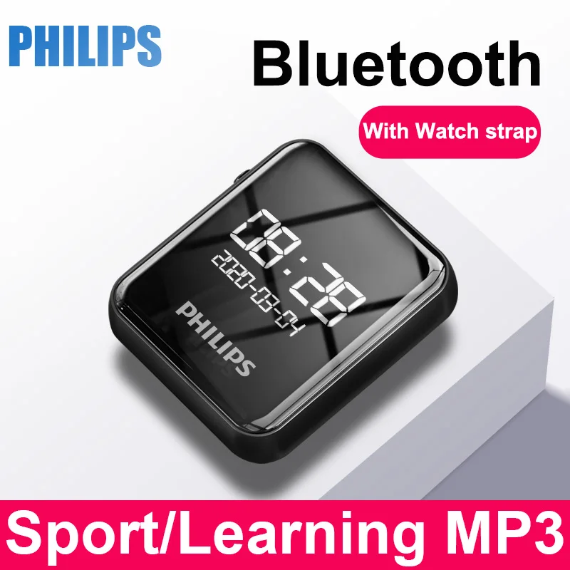 Philips 100% оригинальный Bluetooth 4 2 V OTG сенсорный экран FM MP3 плеер Музыкальный |