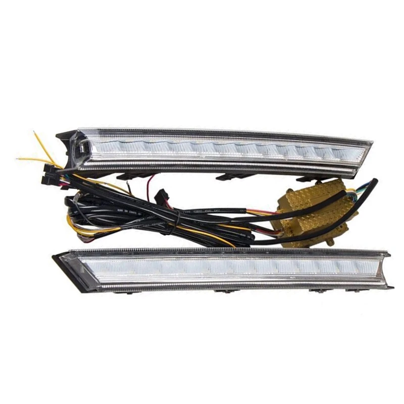 12V светодиодные дневные ходовые огни дневного светильник противотуманных фар