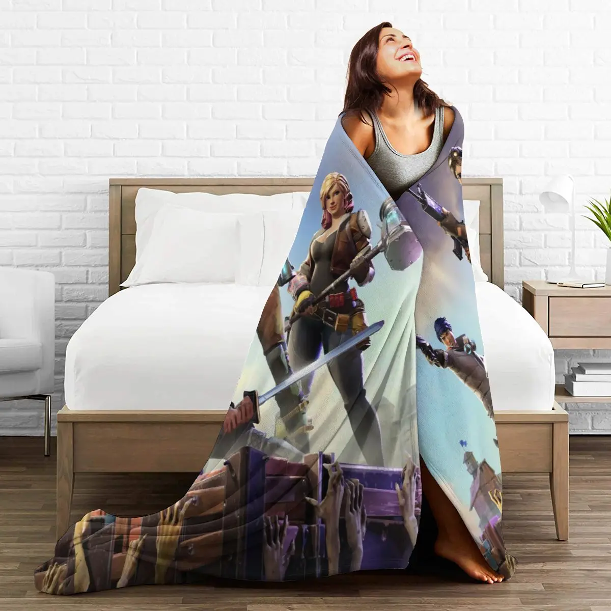 

Ultra Soft Sofa Blanket Cover Blanket Cartoon Cartoon Bedding Flannel plied Sofa Bedroom Decor for Children and Adults Black