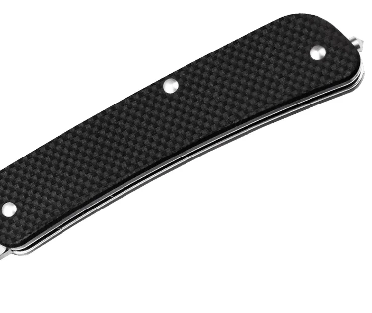 Складной карманный нож WA711 для выживания Sandvik 12C27 Blade G10 ручка со стеклом/окошком