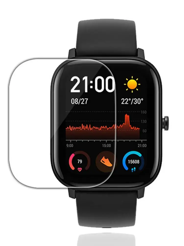 2 шт Защитная пленка полный экран мягкая полная защитная крышка для экрана Huami