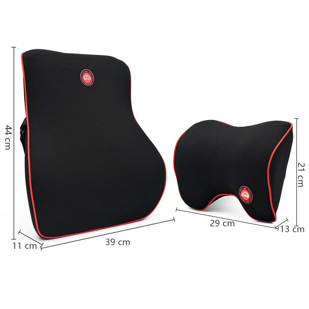 Подушка для поддержки поясницы на подголовник автомобиля с регулируемым