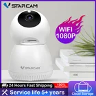 Купольная камера видеонаблюдения Vstarcam, камера 1080P, Wi-Fi, люди и домашние животные ии, IP-камера наблюдения для дома, панорамирования, наклона, ночного видения