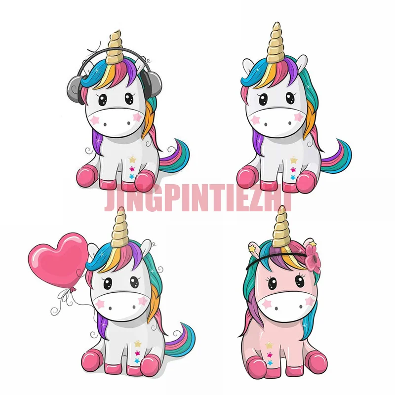 

Cute Rainbow Unicorn Anime Car Sticker Decal Decor For Bicycle Motorcycle Accessories Laptop Helmet Trunk Wall
