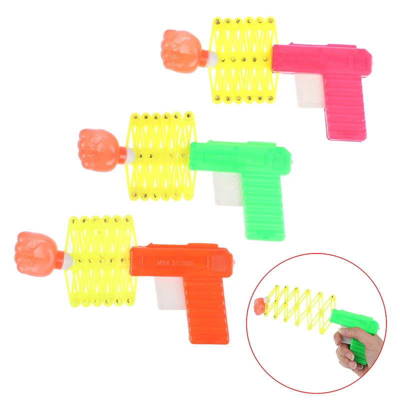 

1PC Classic Elastic Telescopic Fist Retractable Fist Shooter Trick Child Prank Toy For Children Kids