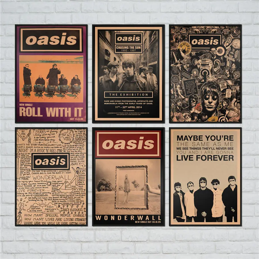 Oasis рок группа певец постер фильма Классическая настенная художественная