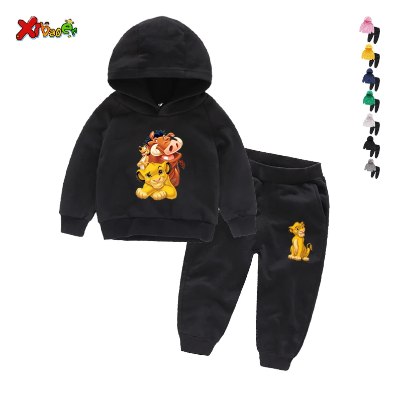 

2020 Spring Autumn Kids Sweatshirts Sports Boys Toddler Baby Boys Girls Long T Shirt Pullover Red Black Hoodies Sets Clothing