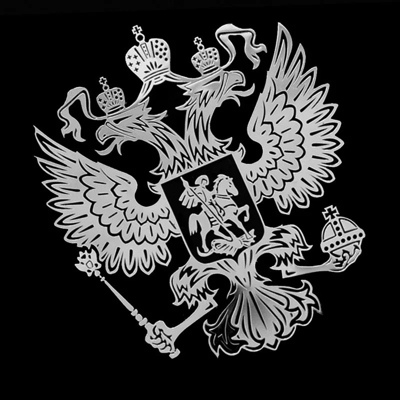 Наклейка на мобильный телефон с двумя головками декоративные наклейки орлом