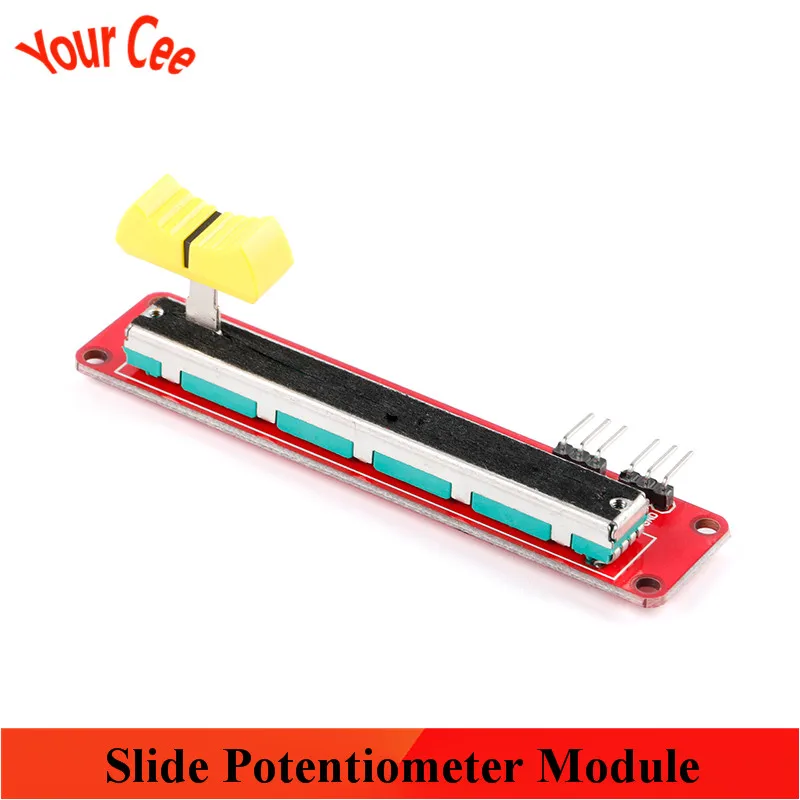 Двойной Аналоговый потенциометр скользящий 10 кОм Линейный модуль аналоговый
