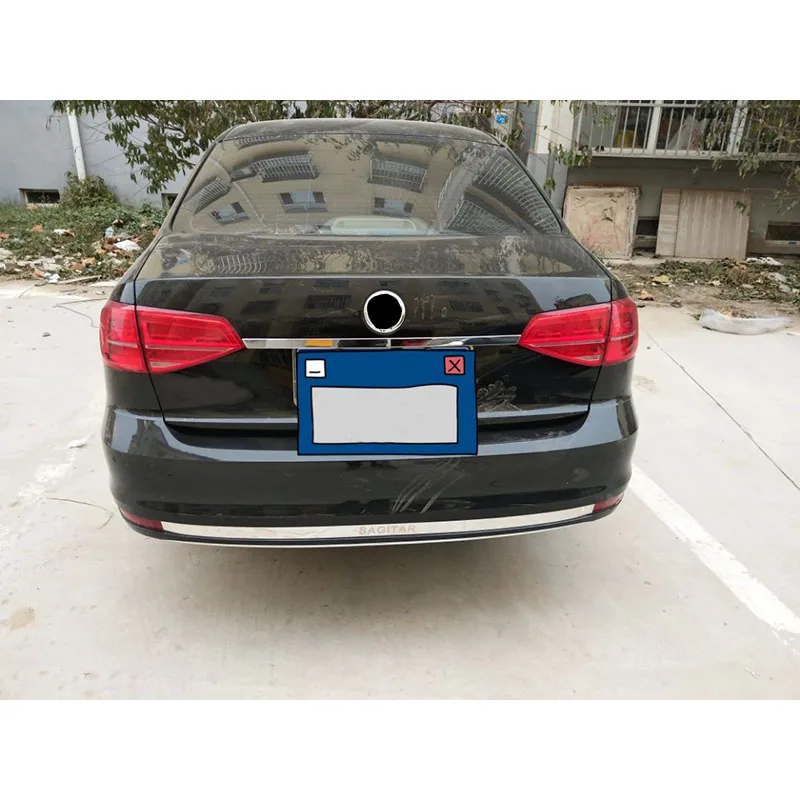 Lsrtw2017 для Sagitar Jetta Mk6 Автомобильный багажник багажника Накладка декоративные
