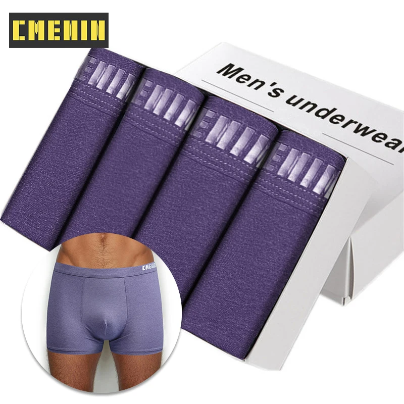 

4Pcs/lot Ins Style Cotton Sexy Boxer Man's Underwear men Soft Men's Underpants Boxershorts Men Panties Funny CM009