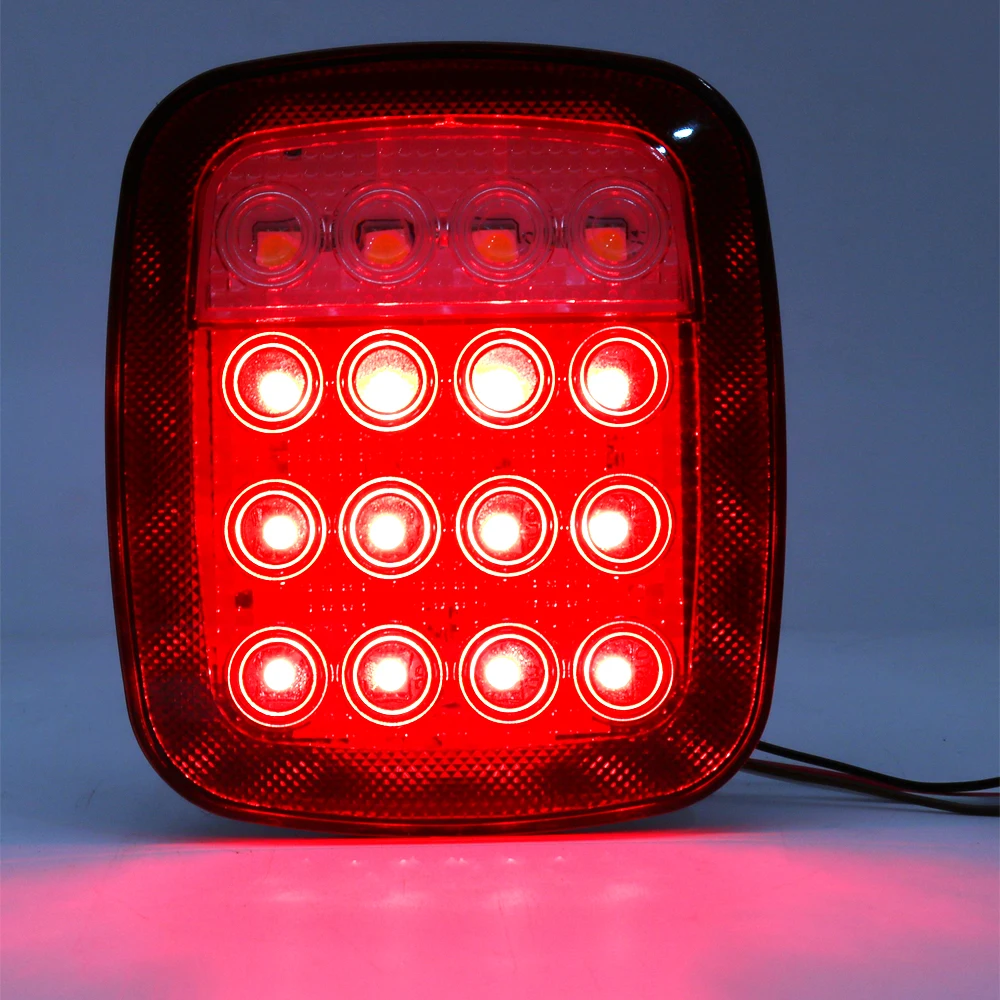 Красный/Белый Стоп задний сигнал поворота запасной Для Jeep TJ YJ CJ грузовик прицеп