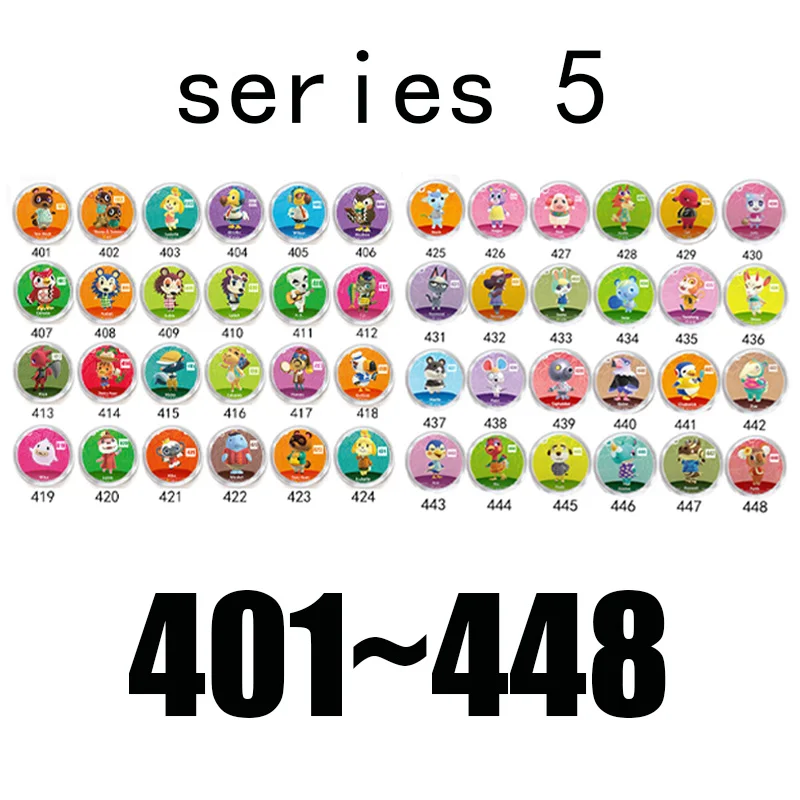 

(401 ~ 448)NFC natg215 rfid игровая карта, 48 шт./лот «Лес животных»