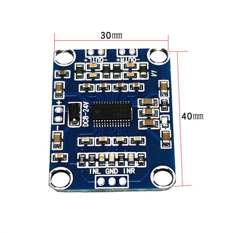 TPA3110 2X15W плата модуля цифрового усилителя звуковой стереосистемы миниатюрный