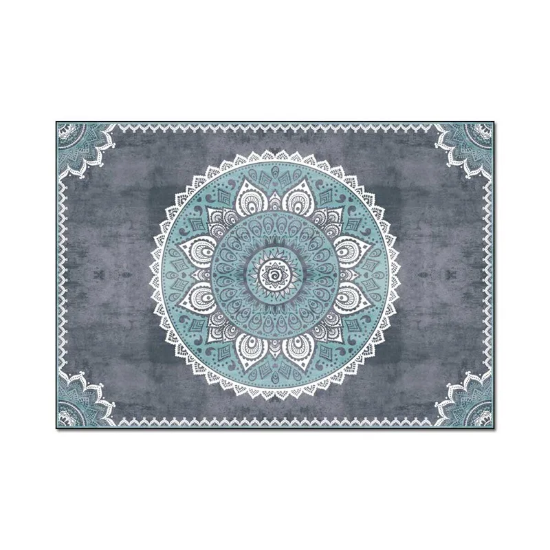 

Retro Vintage Carpet Persian Carpet Living Room Bedroom Mat Anti-slip Area Carpet Absorbent Boho Carpet