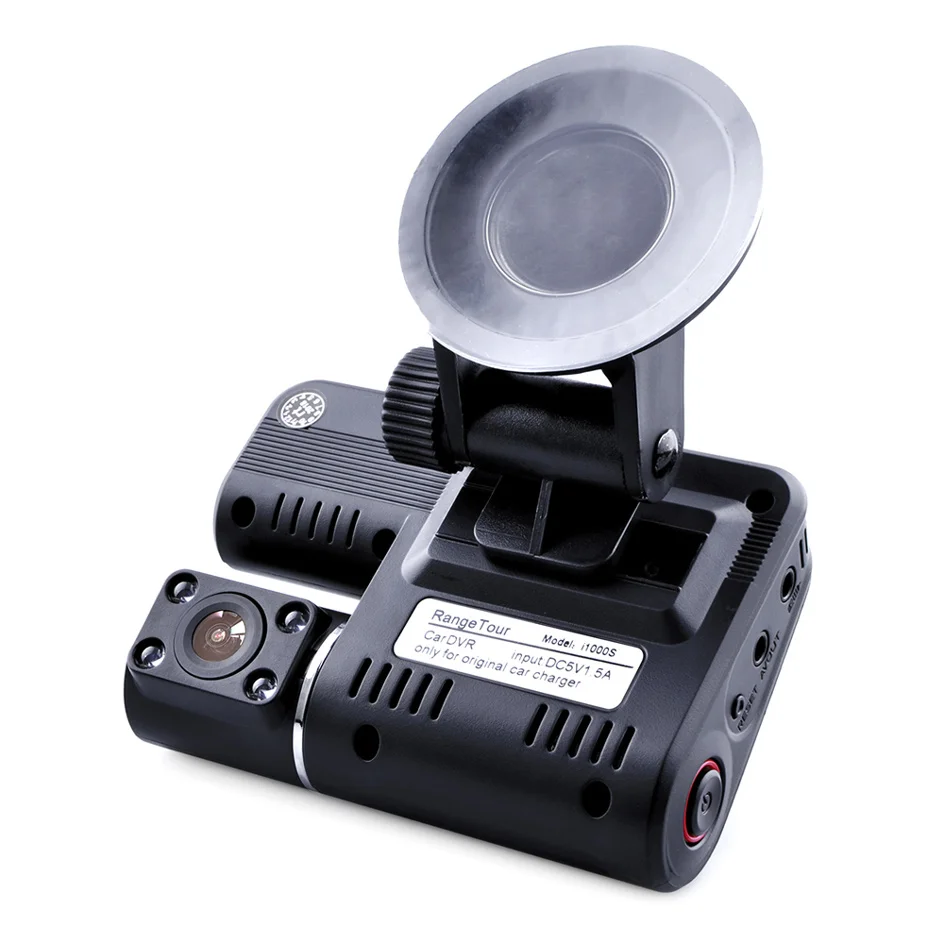Двойная камера DVR i1000 Full HD 1080P видеорегистратор с двумя объективами 2 камерами